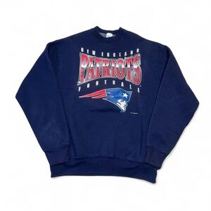 Vintage 1994 Salem Sportswear New England Patriots crewneck navy XL made USA